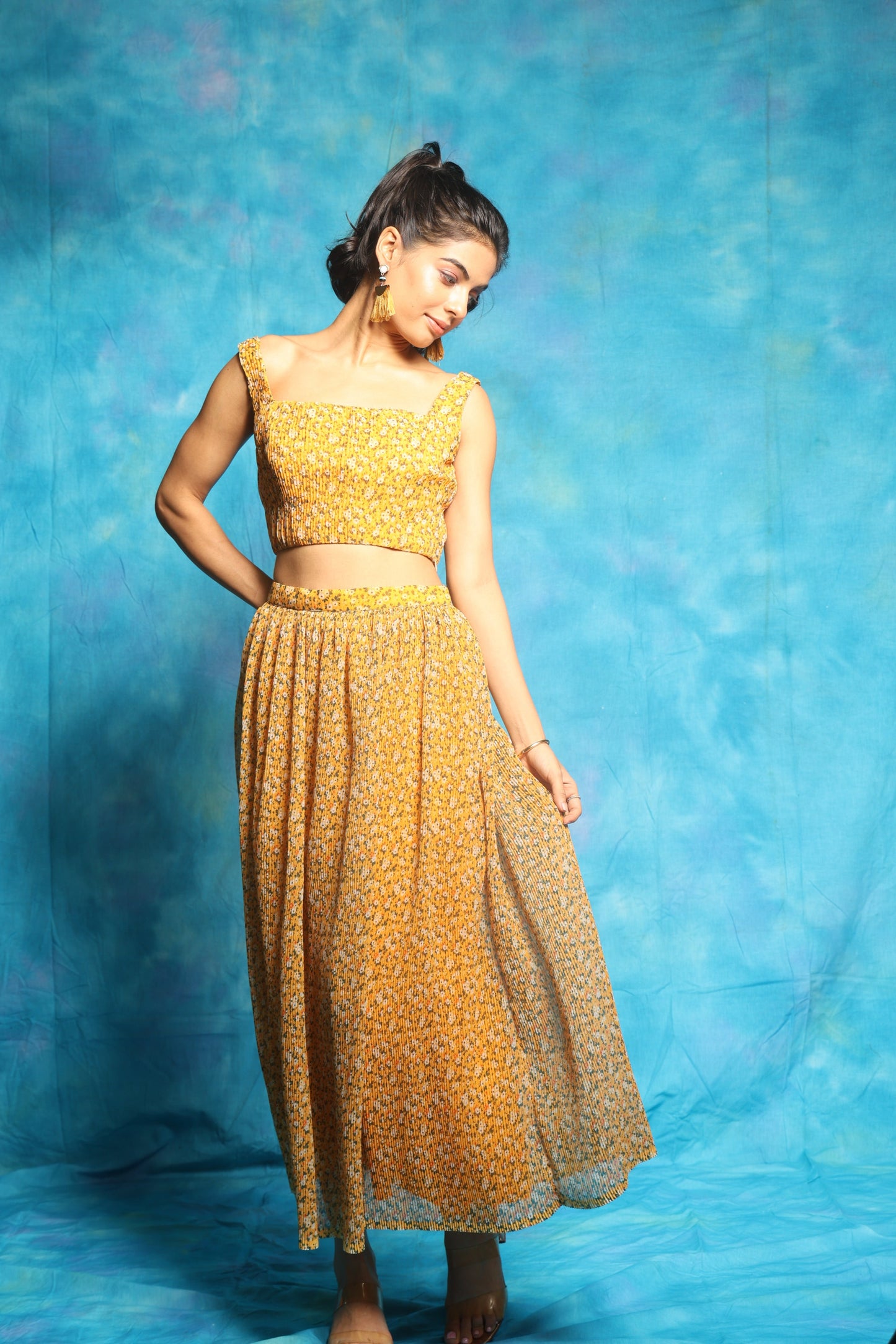 Floral co-ords skirt set