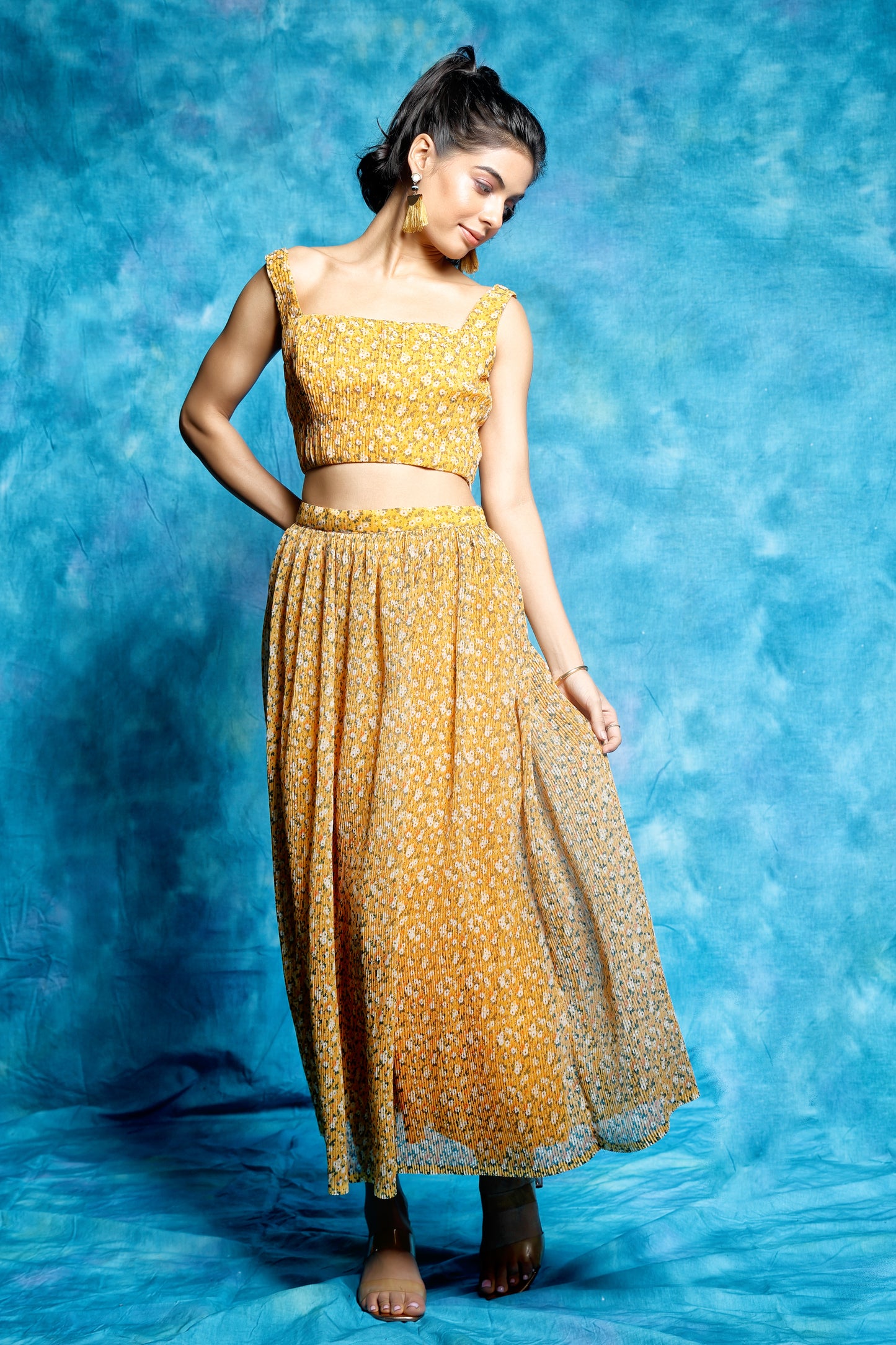 Floral co-ords skirt set