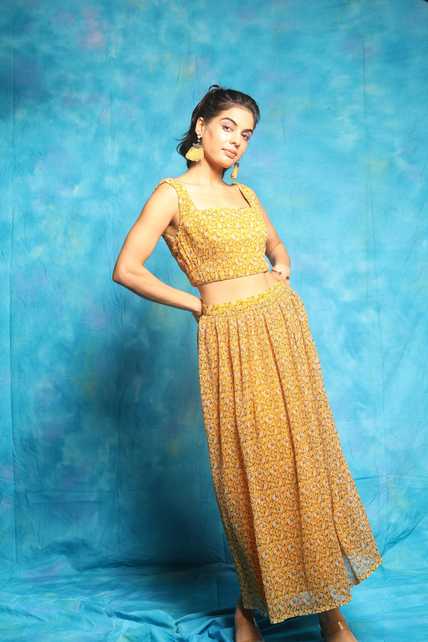 Floral co-ords skirt set